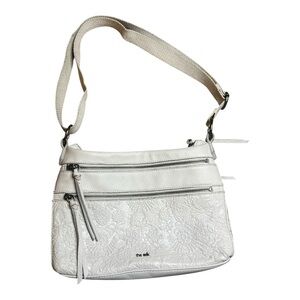 The Sak Cream Floral Crossbody Bag